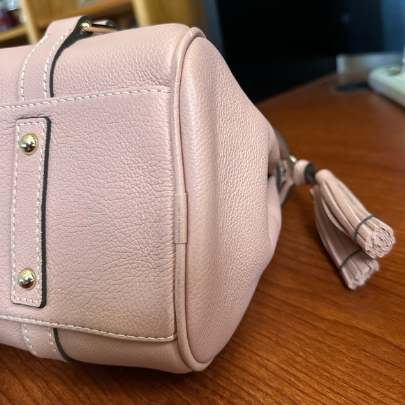 SOLD!!! Dooney & Bourke Small Mauve Pink Sorrento Satchel - Picture 6 of 9